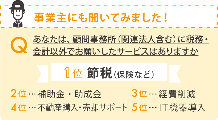 事業主にも聞いてみました！